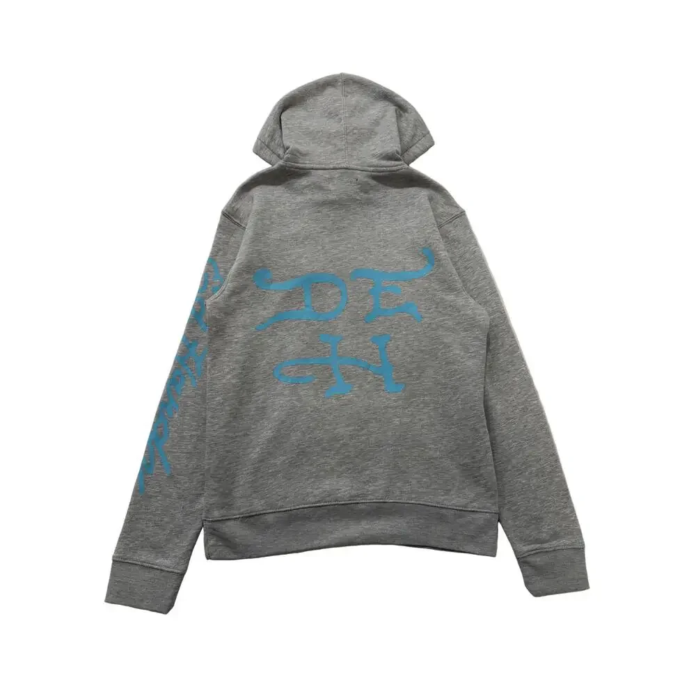 ED HARDY “Flying Skull” GREY PULLOVER HOODIE - Picture 8 of 8
